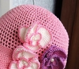 Детская кепка крючком Детская кепка крючком