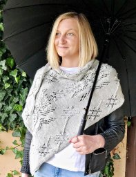 Палантин "Снежное кружево"