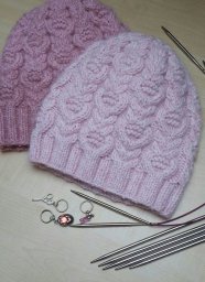 Вяжем шапочку - узор "тюльпаны"