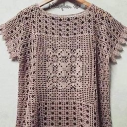 Ажурная кофта крючком