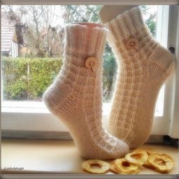 Узор для носков спицами