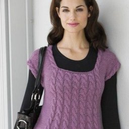 Красивая туника спицами