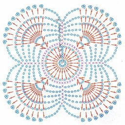 Очаровательный мотив крючком