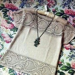 Идея для украшения кофточки/топа