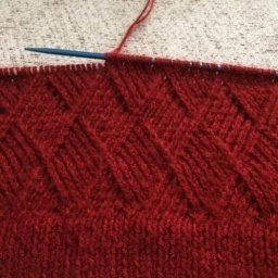 Узор спицами