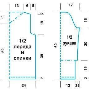 Вяжем стильный пуловер с горлышком