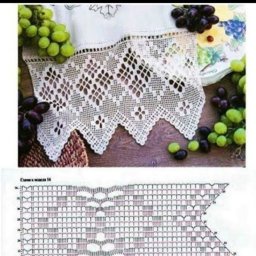 Ажурная кайма крючком