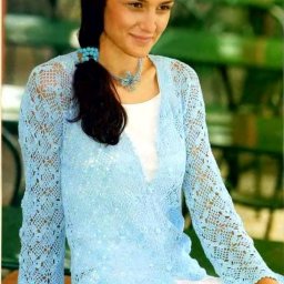 Голубой жакетик