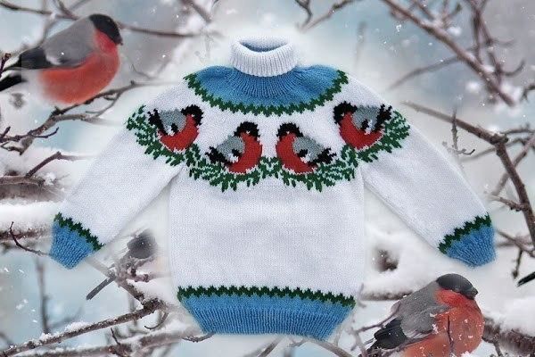 Интересные идеи для зимних свитерков