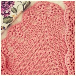 Красивая отделка крючком