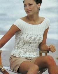 Топ с широким вырезом