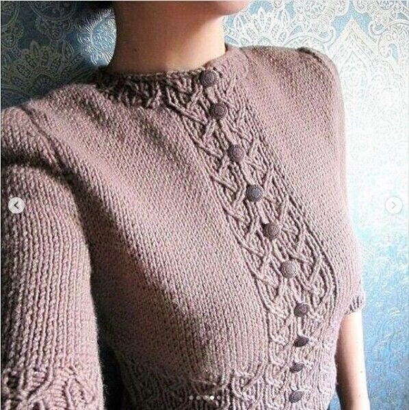 Стильный жакет спицами: вяжем красоту!