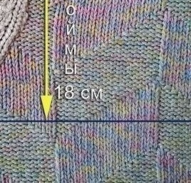 Изучаем тонкости вязания втачного рукава