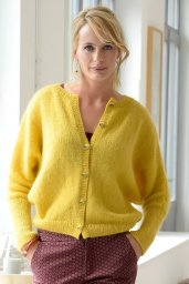 Желтый жакет на пуговицах