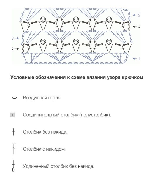 Красивый двухцветный узор