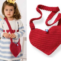 Сумочка-валентинка для девочки