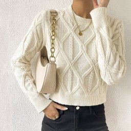 Узор для джемпера спицами