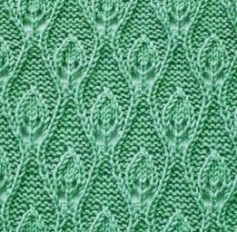 Узор спицами