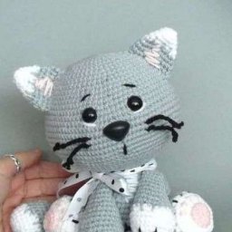 Вяжем милого котенка