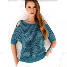 Вяжем стильный джемпер