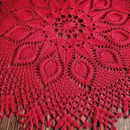 Ажурная салфетка крючком