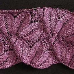 Красивый узор спицами
