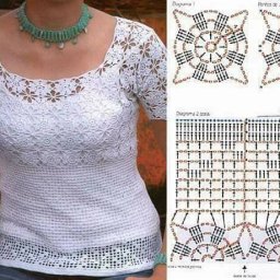 Нежная летняя футболка из мотивов