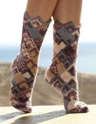 Носки спицами