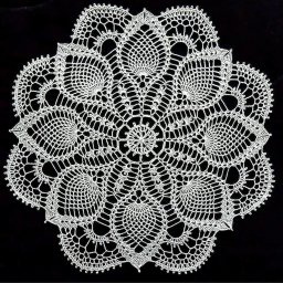 Салфетка крючком