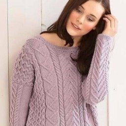 Узор для пуловера спицами