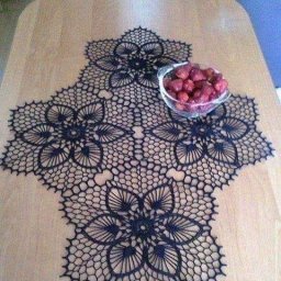 Ажурная салфетка крючком