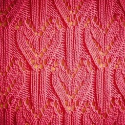 Ажурный узор спицами