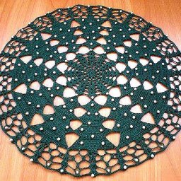 Красивая новогодняя салфетка