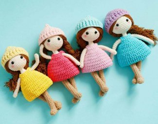 Куколка крючом, идея для вязания