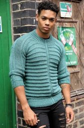 Мужской пуловер «Coverback» от Pat Menchini