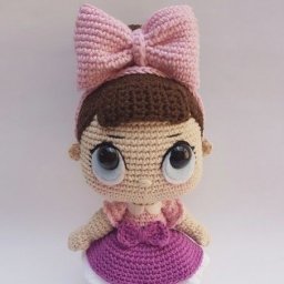 Очаровательная куколка крючком