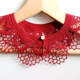 Роскошный воротник крючком