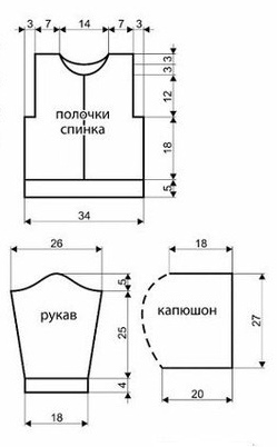 Тёплый жакет для ребенка