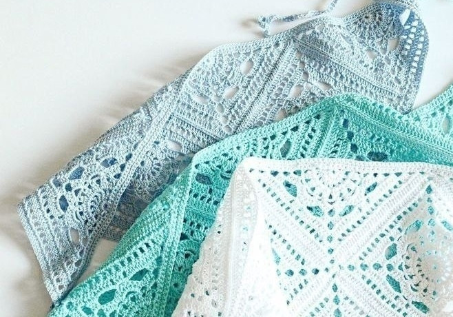 Вязаные косынки снова в моде!