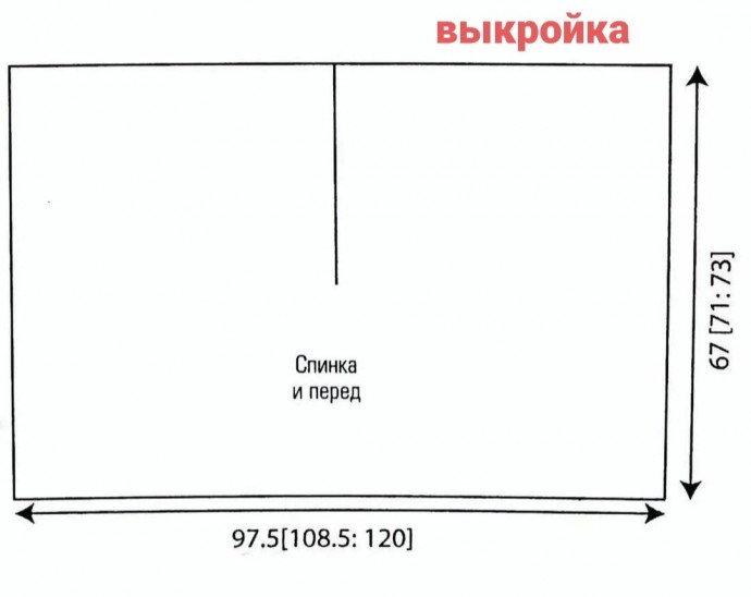 Накидка-пончо спицами Накидка-пончо спицами