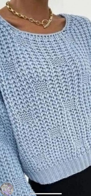 Вязание: новый узор для вашего свитера