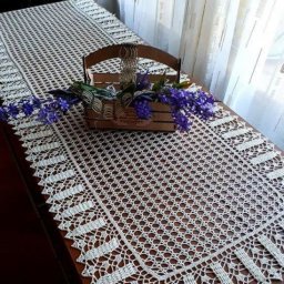 Прямоугольная салфетка, вяжем крючком