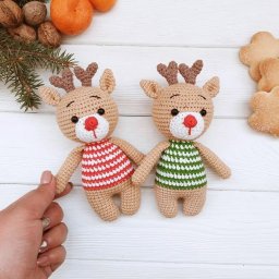 Оленёнок: простая схема вязания