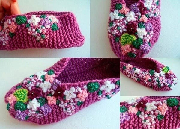 Очаровательные тапочки-следочки