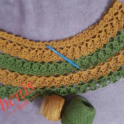 Узор крючком для каймы или полноценной вещи