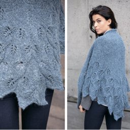 Вяжем дымчатую шаль