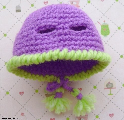 Кролик амигуруми