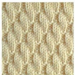 Интересный узор спицами