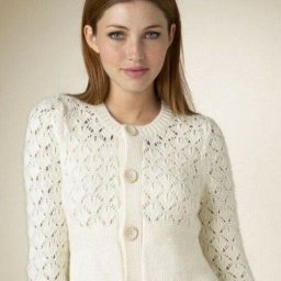 Интересный узор спицами