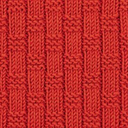 "Шахматная плетенка", вяжем спицами